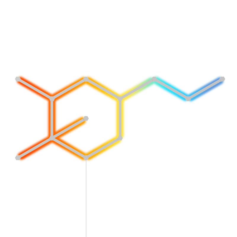 Nanoleaf Lines Thread enabled color changing smart modular backlit light lines. 12 pack. HomeKit, Google Assistant, Amazon Alexa, IFTTT.
